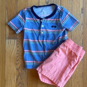 Carter's Blue and Pink Kids Matching Set